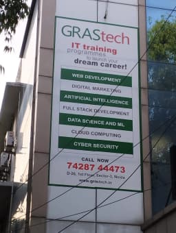 GRAStech - Full Stack Development, Cyber Security, Data Science, AI, ML, Digital Marketing, Summer Training in Noida