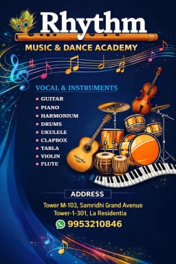Rhythm learning Studio(music & dance classes)