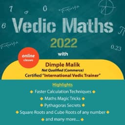 Vedic Maths Classes and maths tuition centre