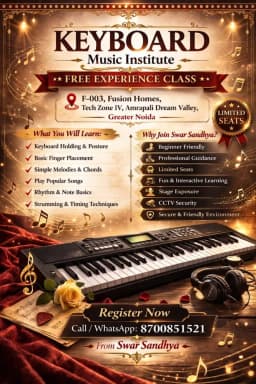 Swar Sandhya institute of performing Arts| Dance| Music Fusion Homes Branch