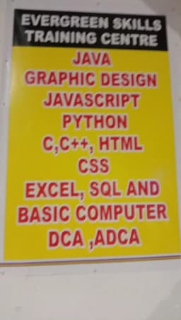 Evergreen skills training center
