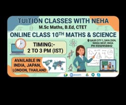 Tution Classes With Neha(Maths, Science)